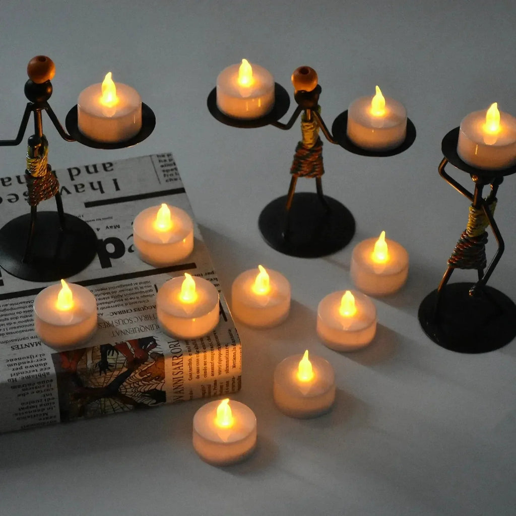 Candlium Warm Yellow LED Flameless Tea Lights