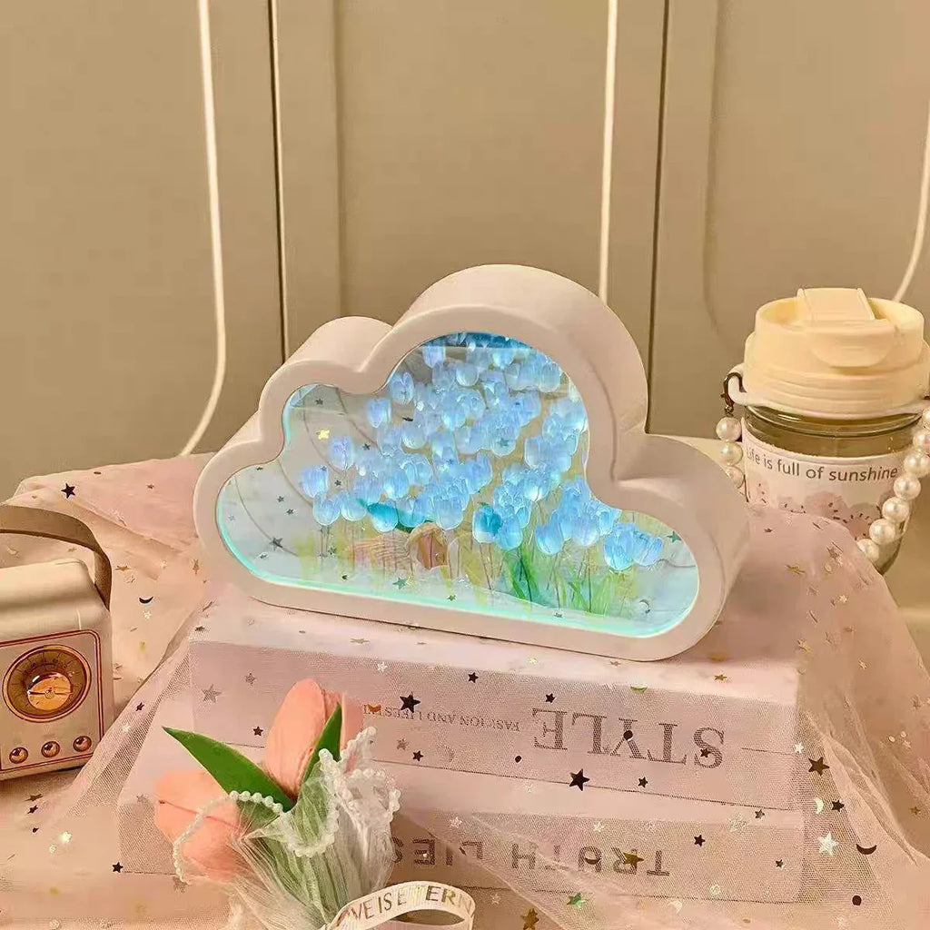 Tulip Cloud Handmade Romantic Night Light