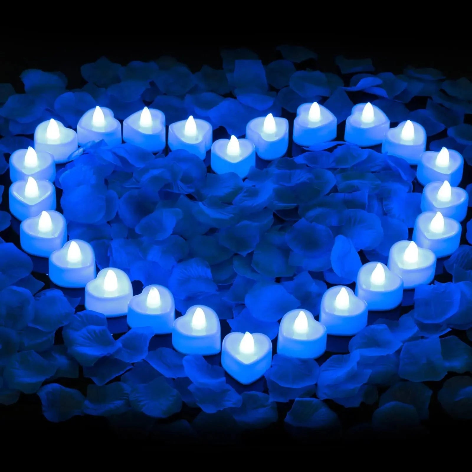 Red Flameless LED Tea Lights for Weddings