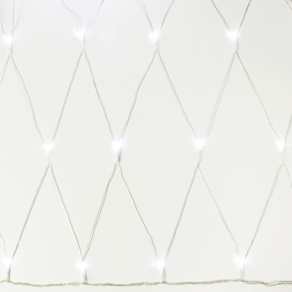 4.9ft x 4.9ft White LED Net Lights
