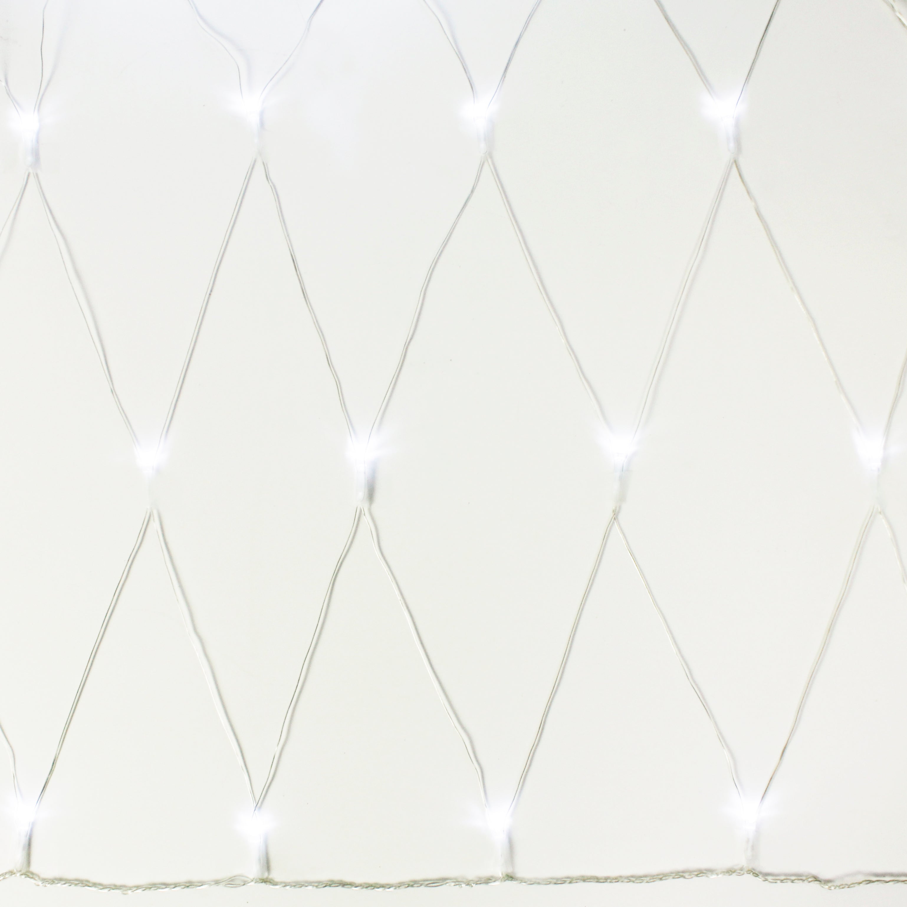 4.9ft x 4.9ft White LED Net Lights