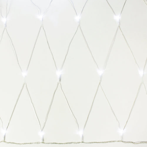 4.9ft x 4.9ft White LED Net Lights