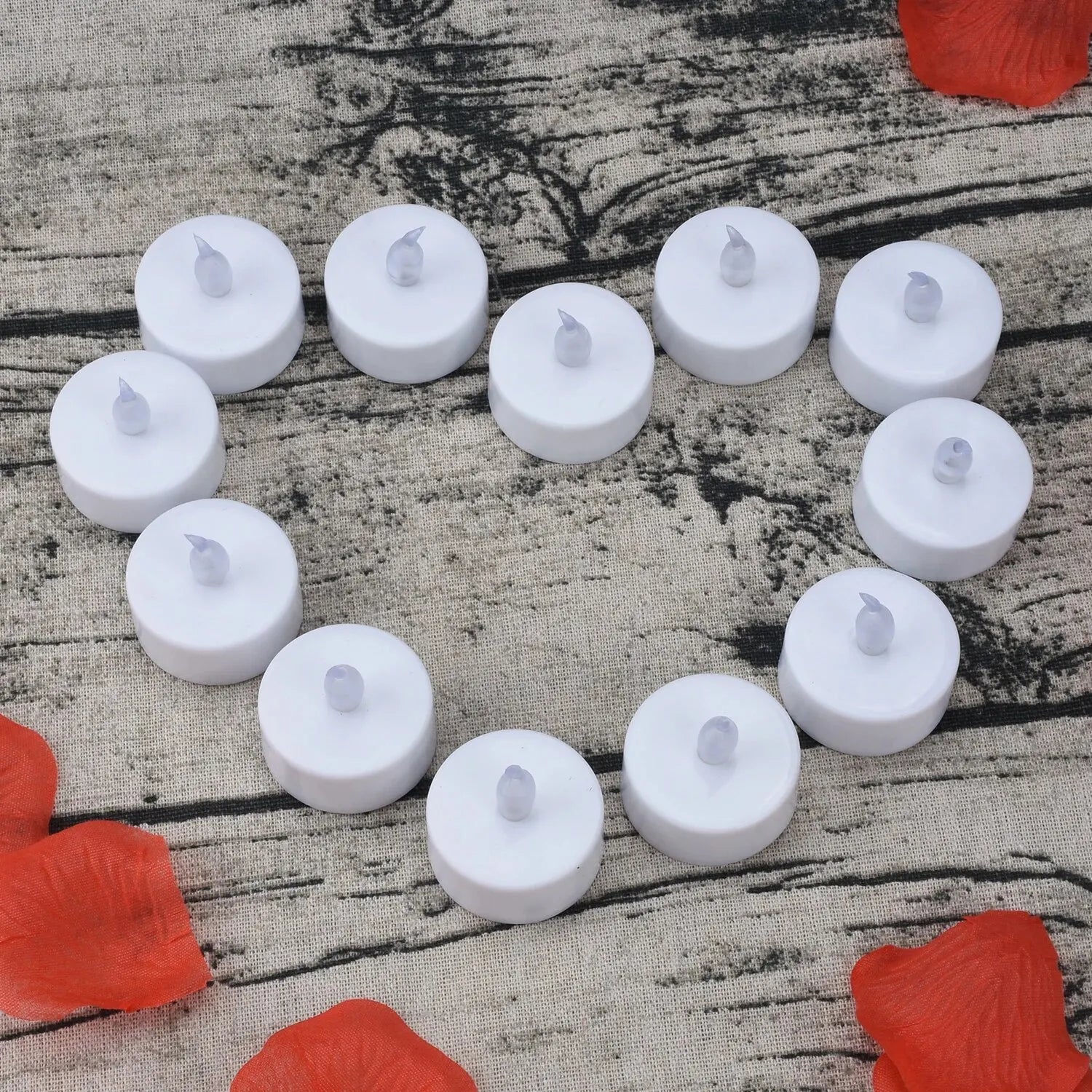 Candlium Warm Yellow LED Flameless Tea Lights