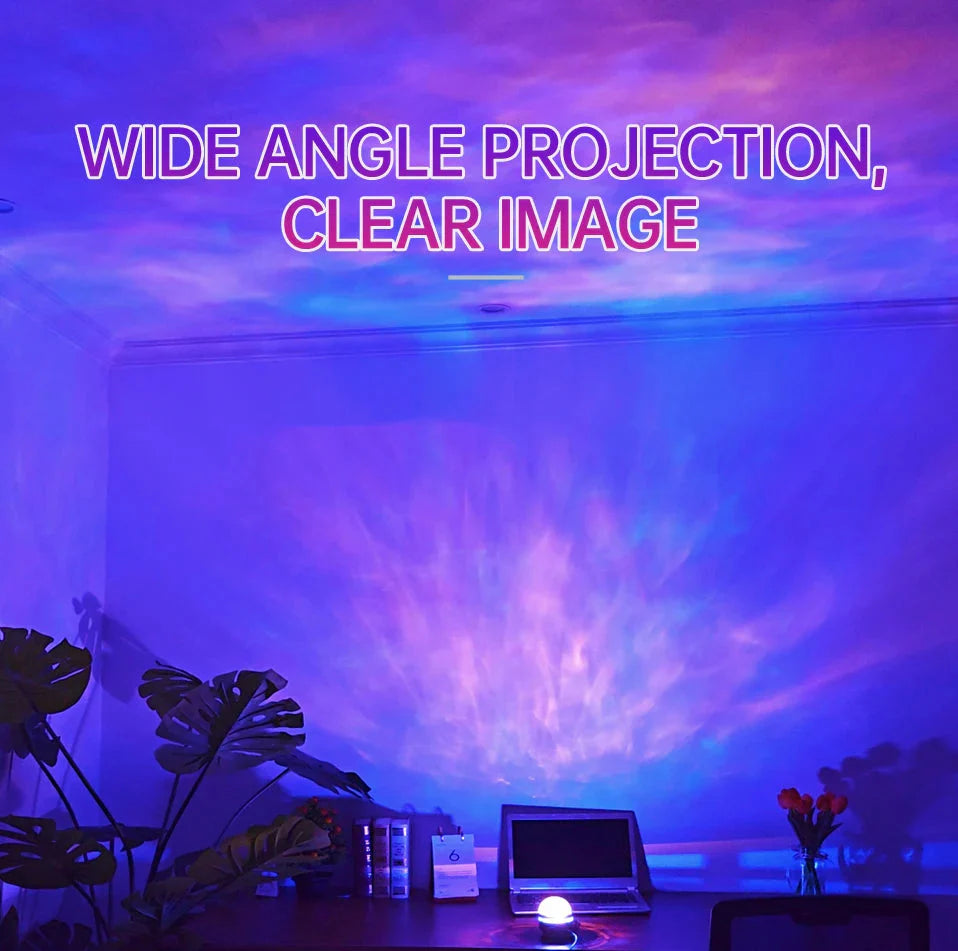 LED Galaxy Projector Night Light USB Rechargeable