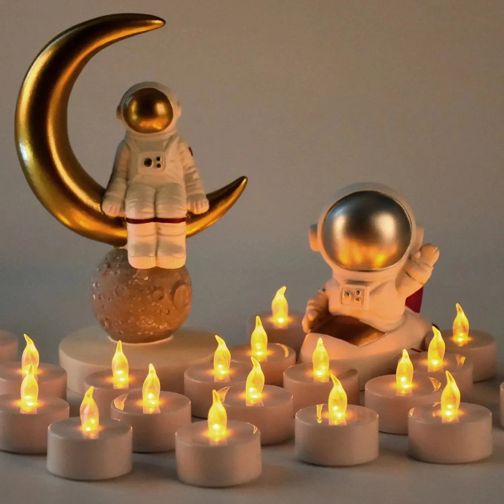 Candlium Warm Yellow LED Flameless Tea Lights