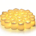 Red Flameless LED Tea Lights for Weddings
