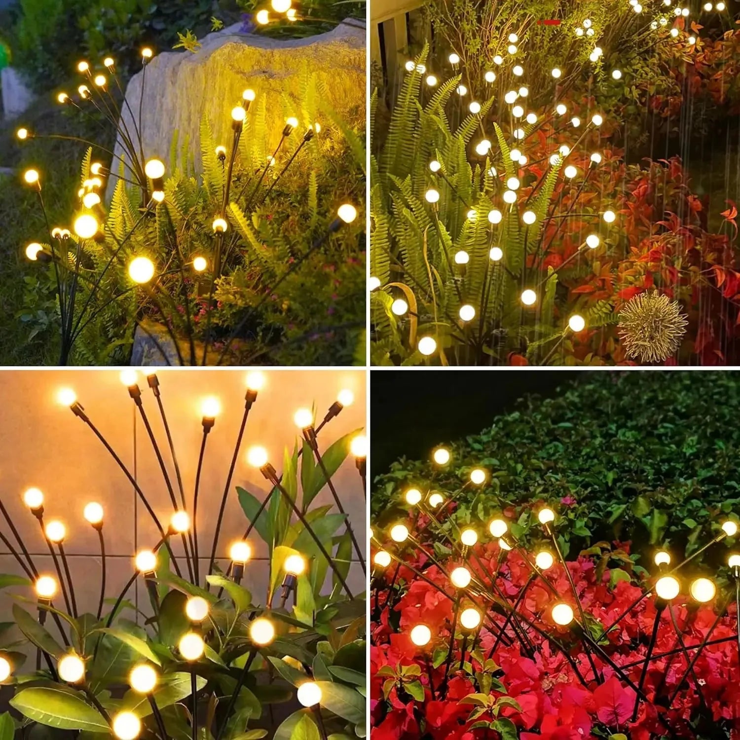Solar Firefly Outdoor Decorative Lights Upgraded
