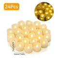 Flickering LED Ivory Flameless Tealight Candle