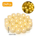 Flickering Ivory LED Flameless Tealight