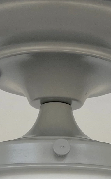 Modern Grey Milk Glass Ceiling Light