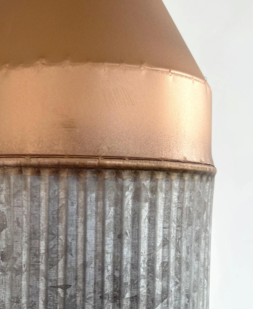 Rustic Copper Milk Can Pendant Light