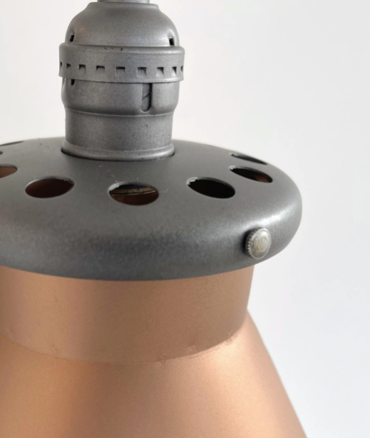 Rustic Copper Milk Can Pendant Light