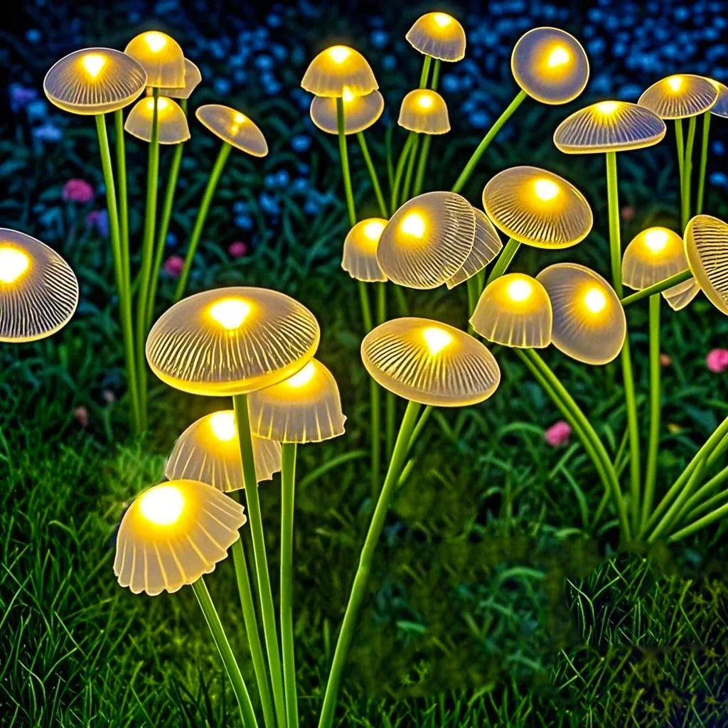 Waterproof Solar Mushroom Outdoor Lights