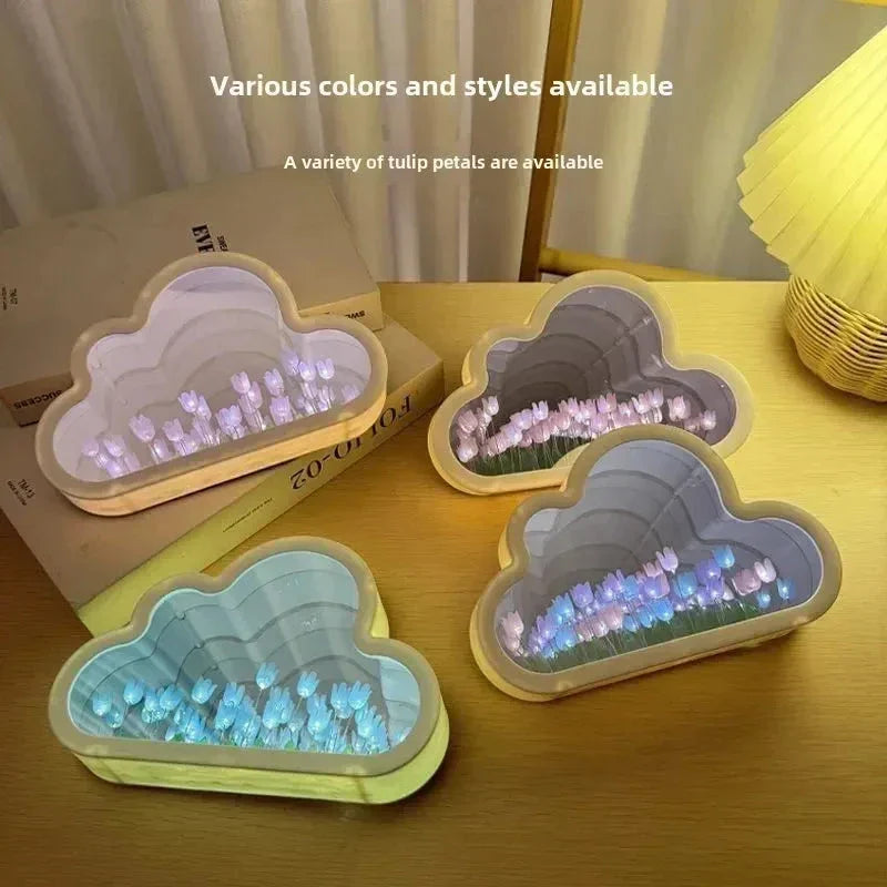 Tulip Cloud Handmade Romantic Night Light