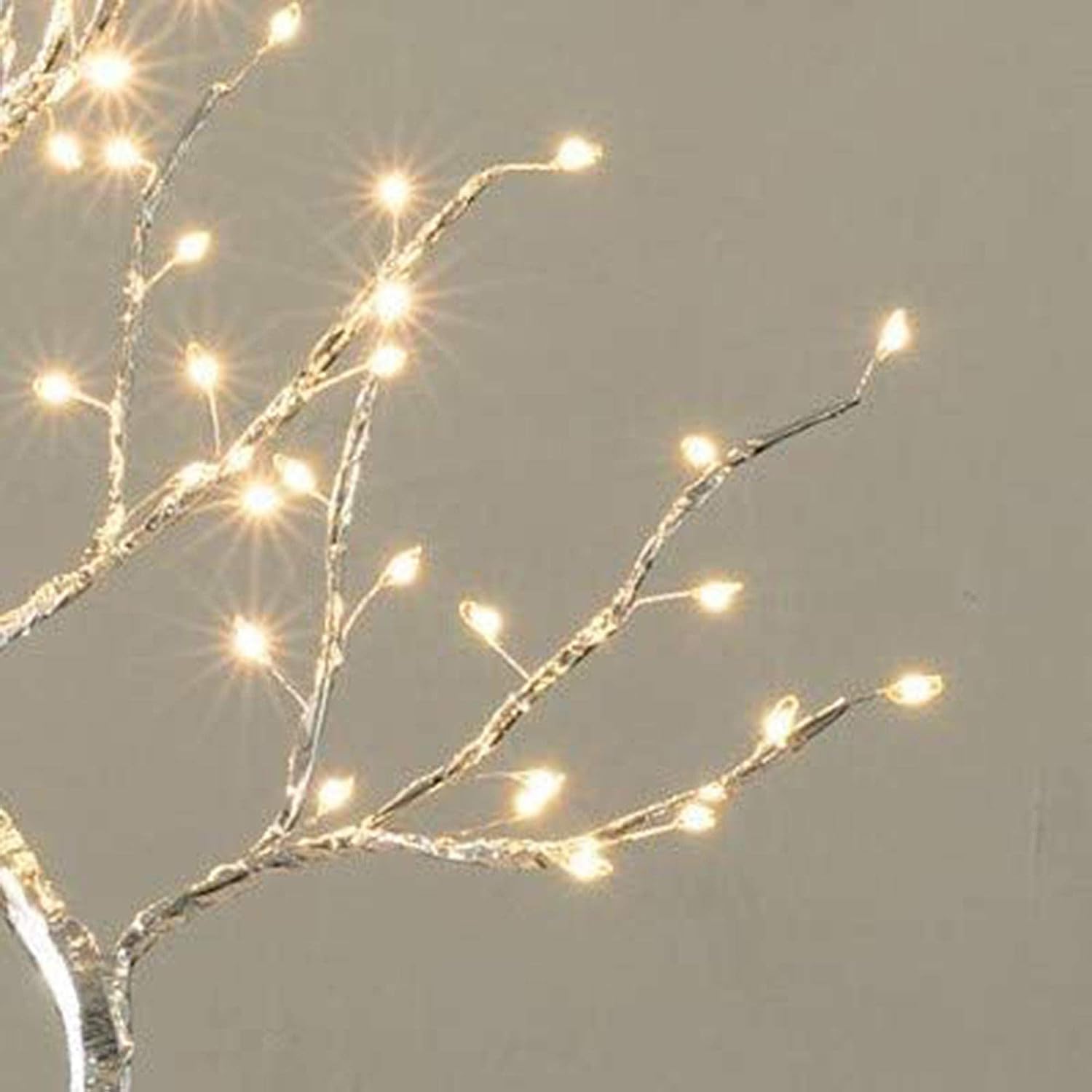 Warm White 60LED Battery Tree Lights