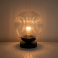 Large Holophane Antique Glass Globe Table Lamp