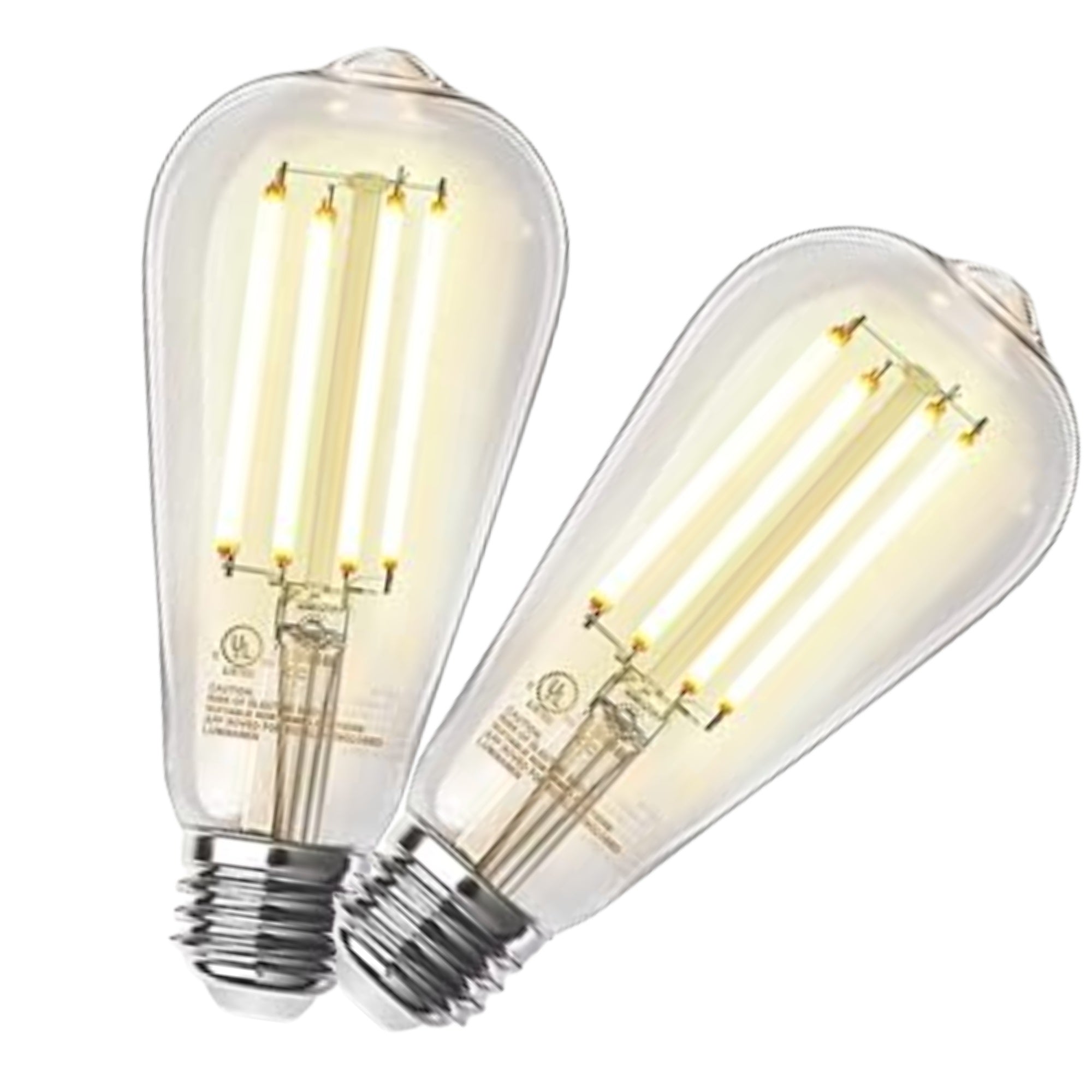 Dimmable Teardrop LED Vintage 60W Eq. - 2 Pack