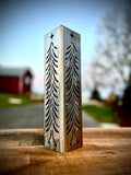 Christmas Tree Solar Luminary Steel