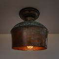 Handcrafted Copper Farmhouse Ceiling Light Flush Mount