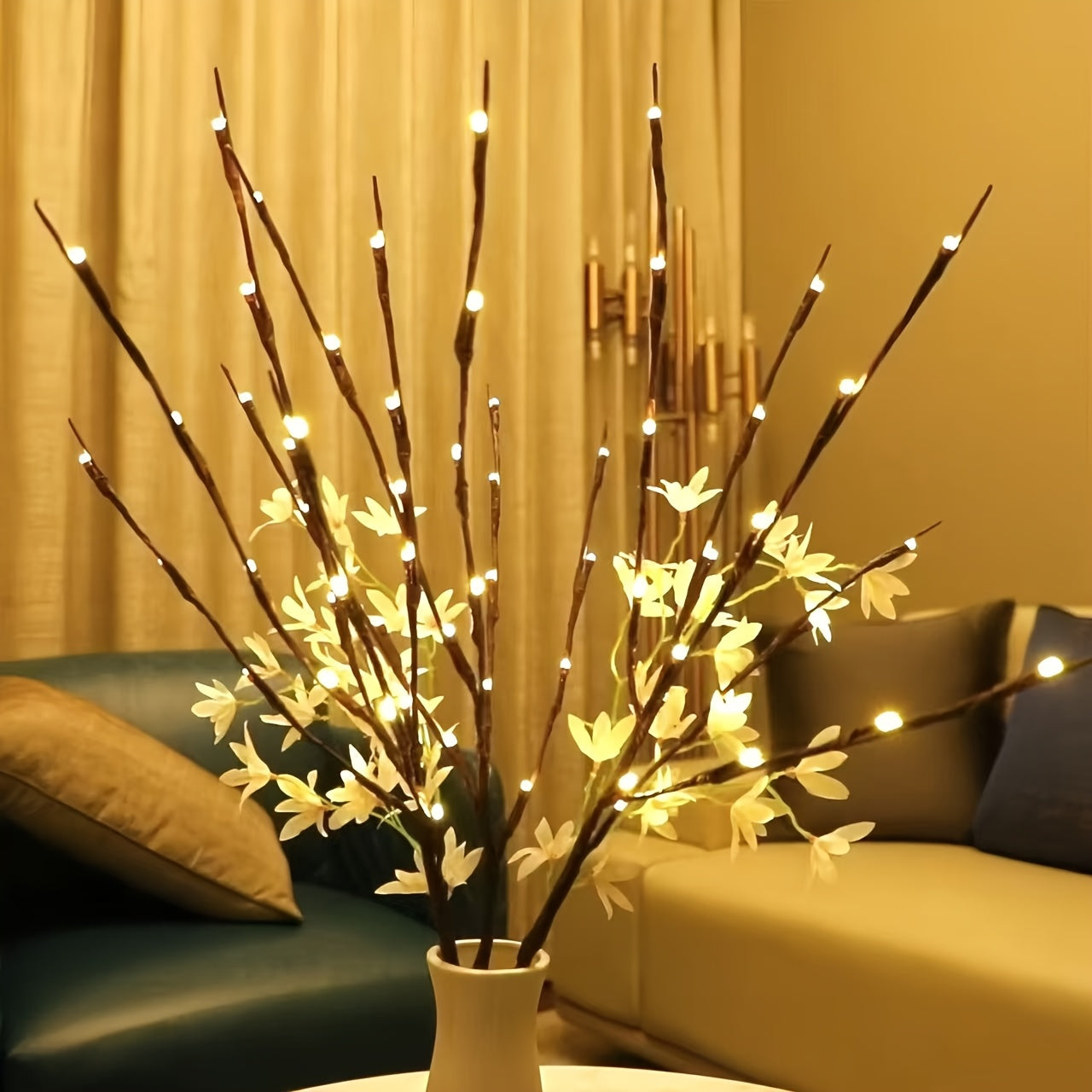 LED Tree Branch Vase Lights 2‑Pack