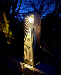 Daybreak Bloom Solar Luminary Pillar