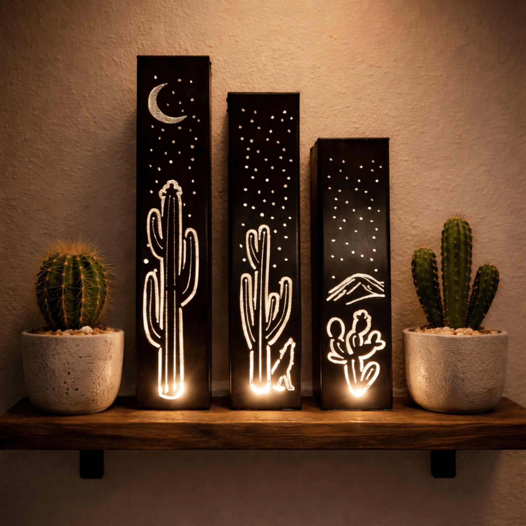 Desert Night Indoor Luminary Multiple Sizes
