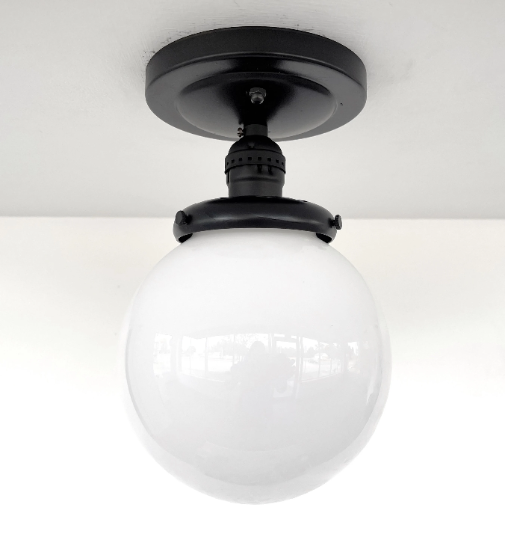 Vintage Schoolhouse Globe Light