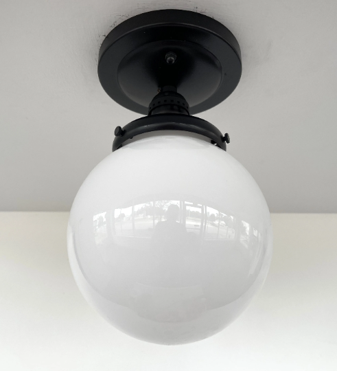 Vintage Schoolhouse Globe Light