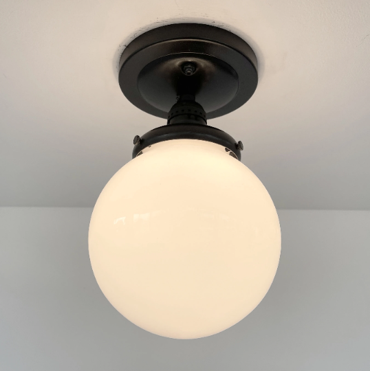 Vintage Schoolhouse Globe Light