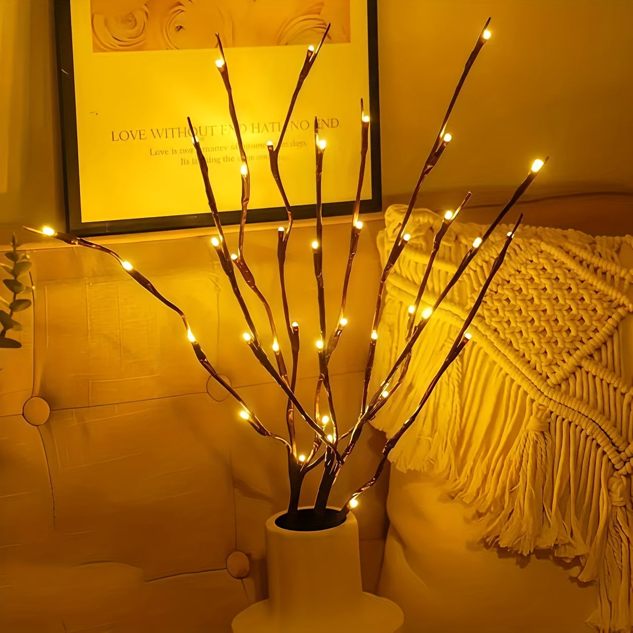 LED Tree Branch Vase Lights 2‑Pack
