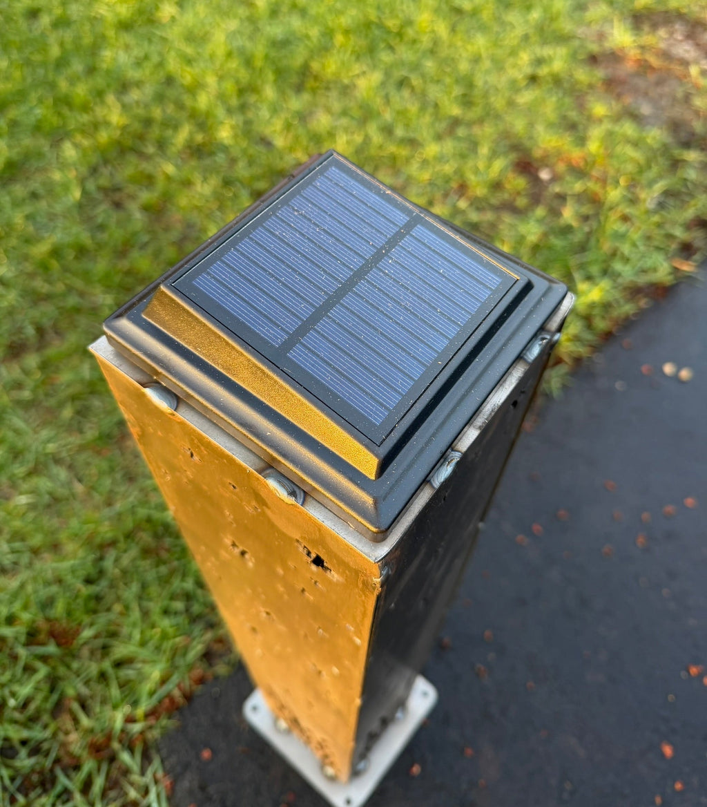 Firefly Meadow Steel Luminary Pillar | Multiple Sizes