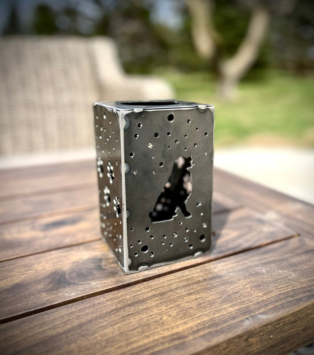 Puppy Cube Steel Hanging Solar Light