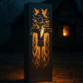 Harvest Guardian Solar Pillar - Steel - Scarecrow