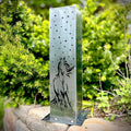 Horse & Stars Solar Pillar Luminary