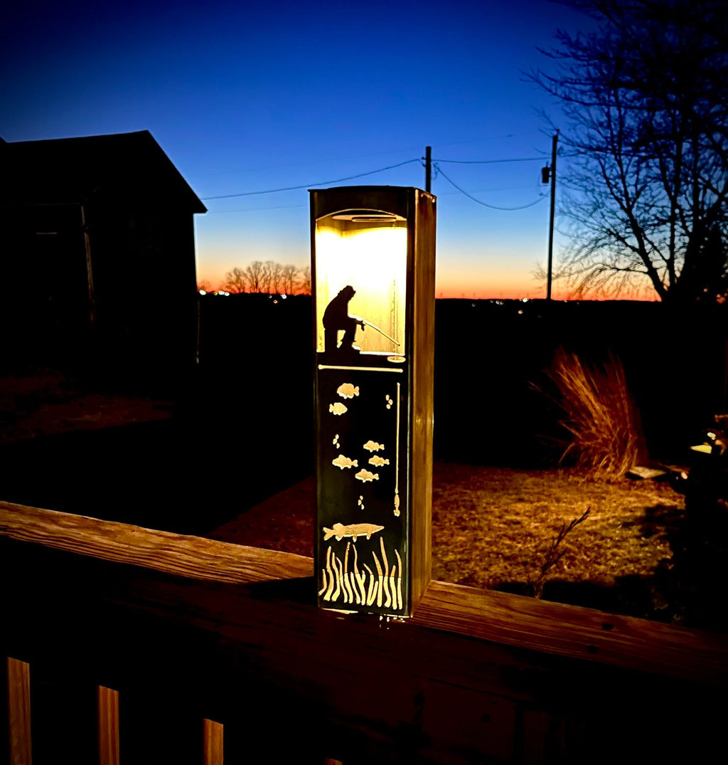 Ice Fishing Solar Pillar Luminary