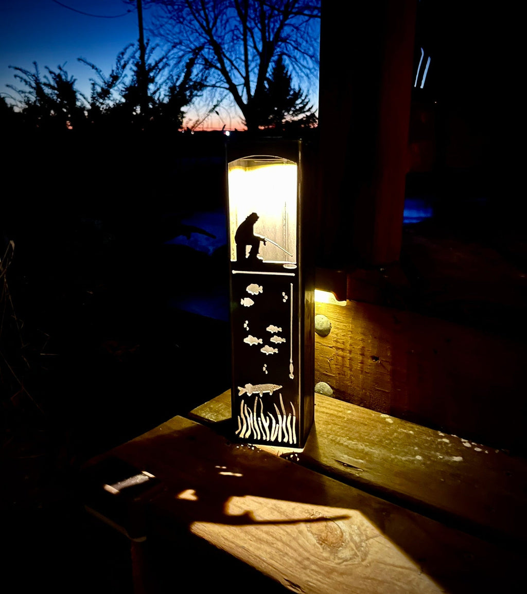 Ice Fishing Solar Pillar Luminary