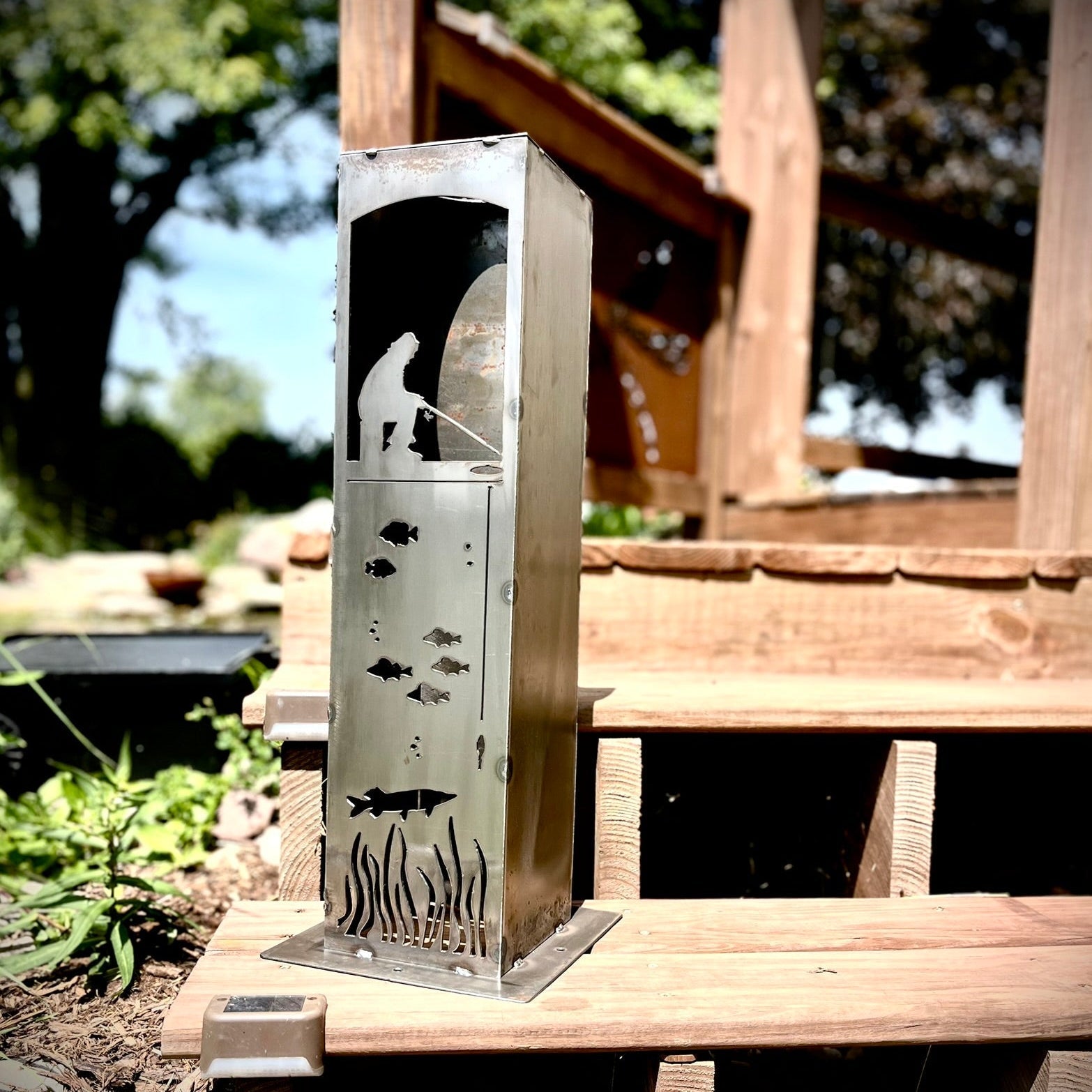 Ice Fishing Solar Pillar Luminary