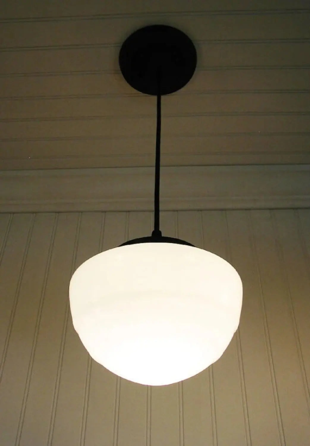 Schoolhouse Pendant Light Mushroom Globe