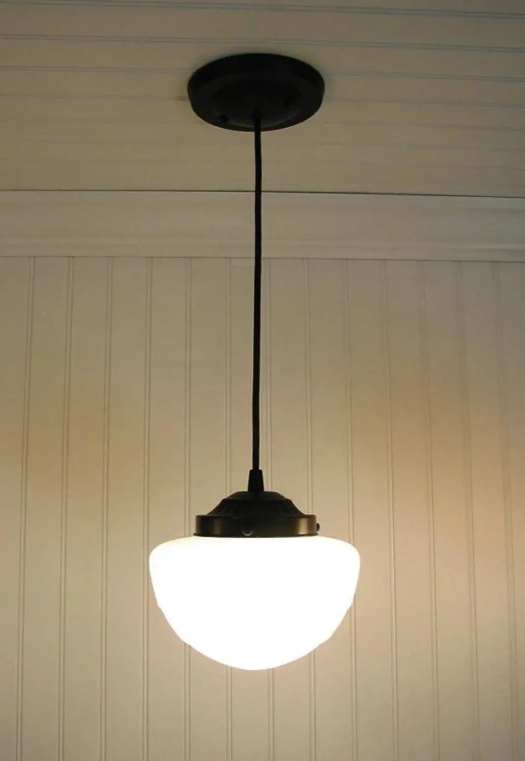 Schoolhouse Pendant Light Mushroom Globe