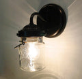 Vintage Mason Jar Wall Sconce