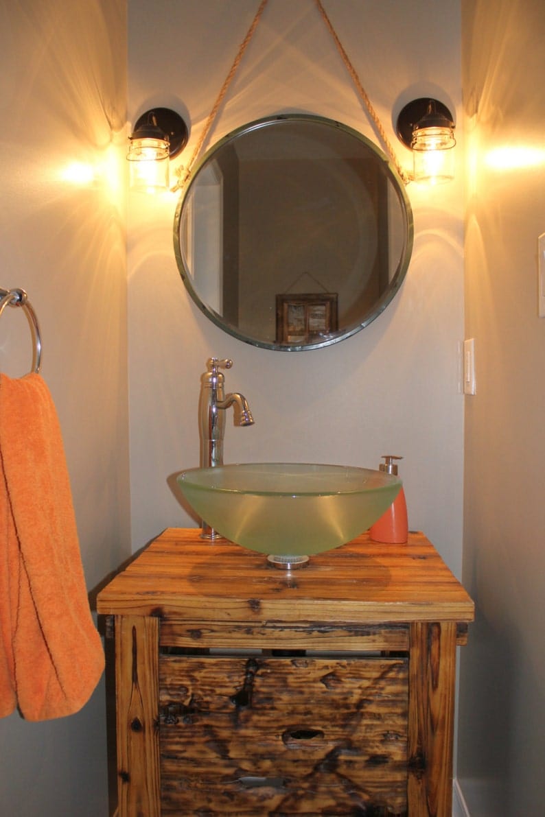 Vintage Mason Jar Wall Sconce