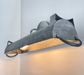 Galvanized Dome Farmhouse Wall Vanity Bathroom Light Fixture