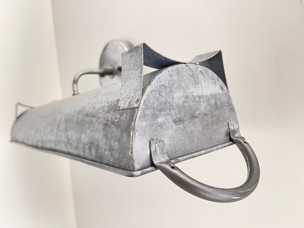 Galvanized Dome Farmhouse Wall Vanity Bathroom Light Fixture