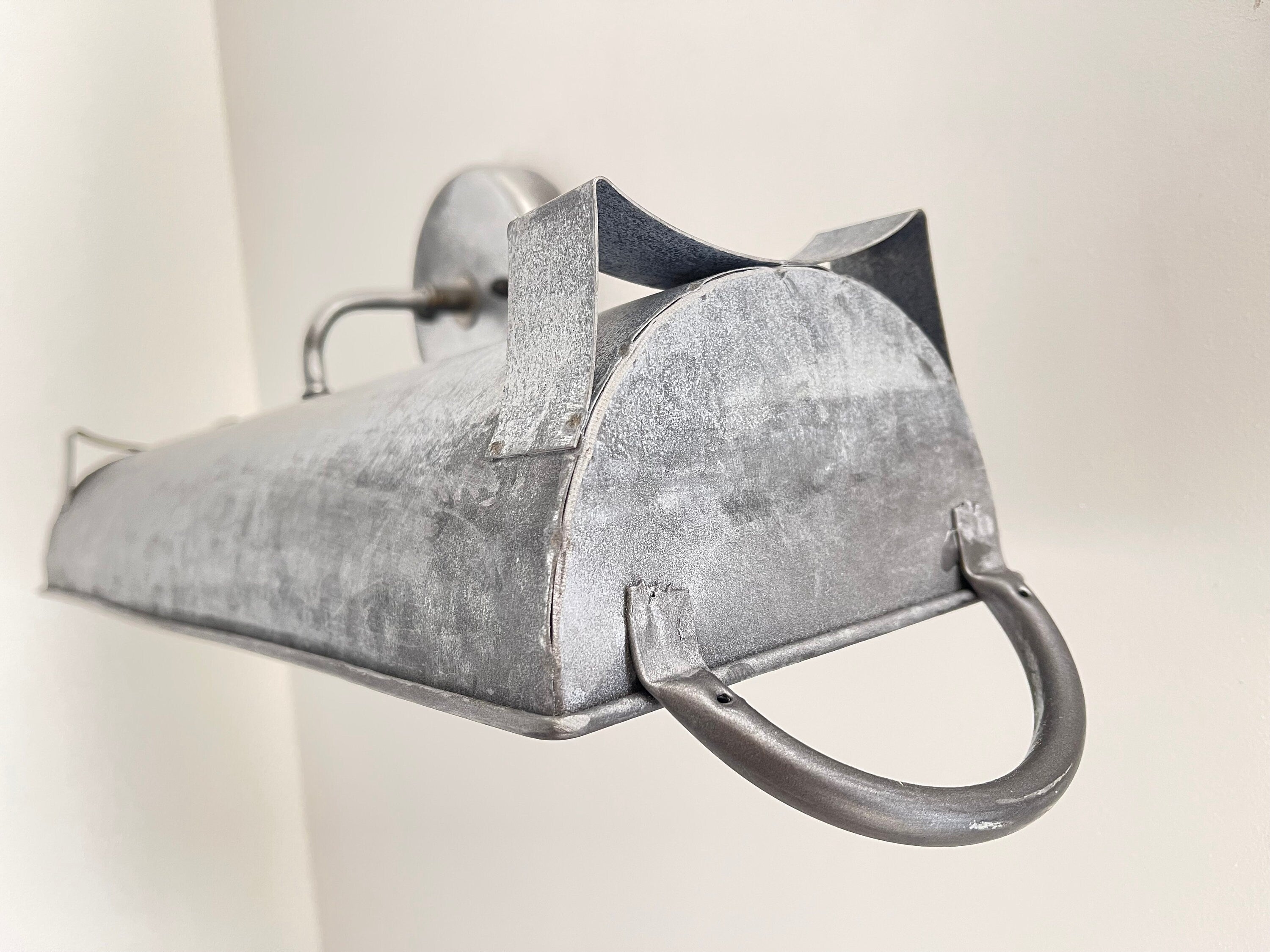Galvanized Dome Farmhouse Wall Vanity Bathroom Light Fixture