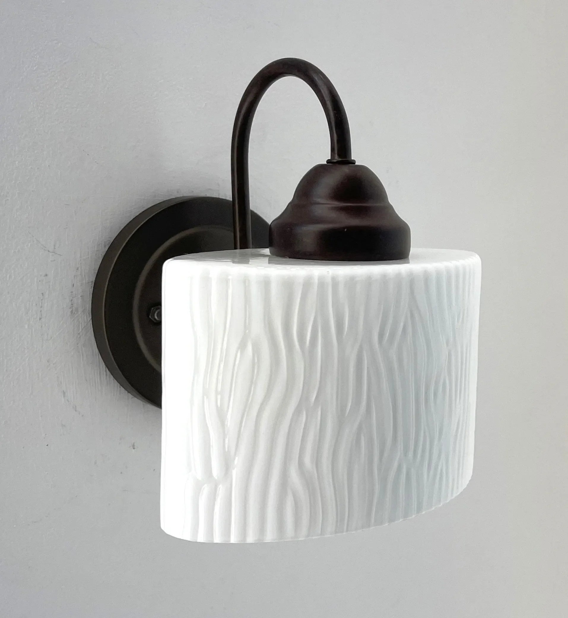 Modern Textured Dome Sconce Wall Light