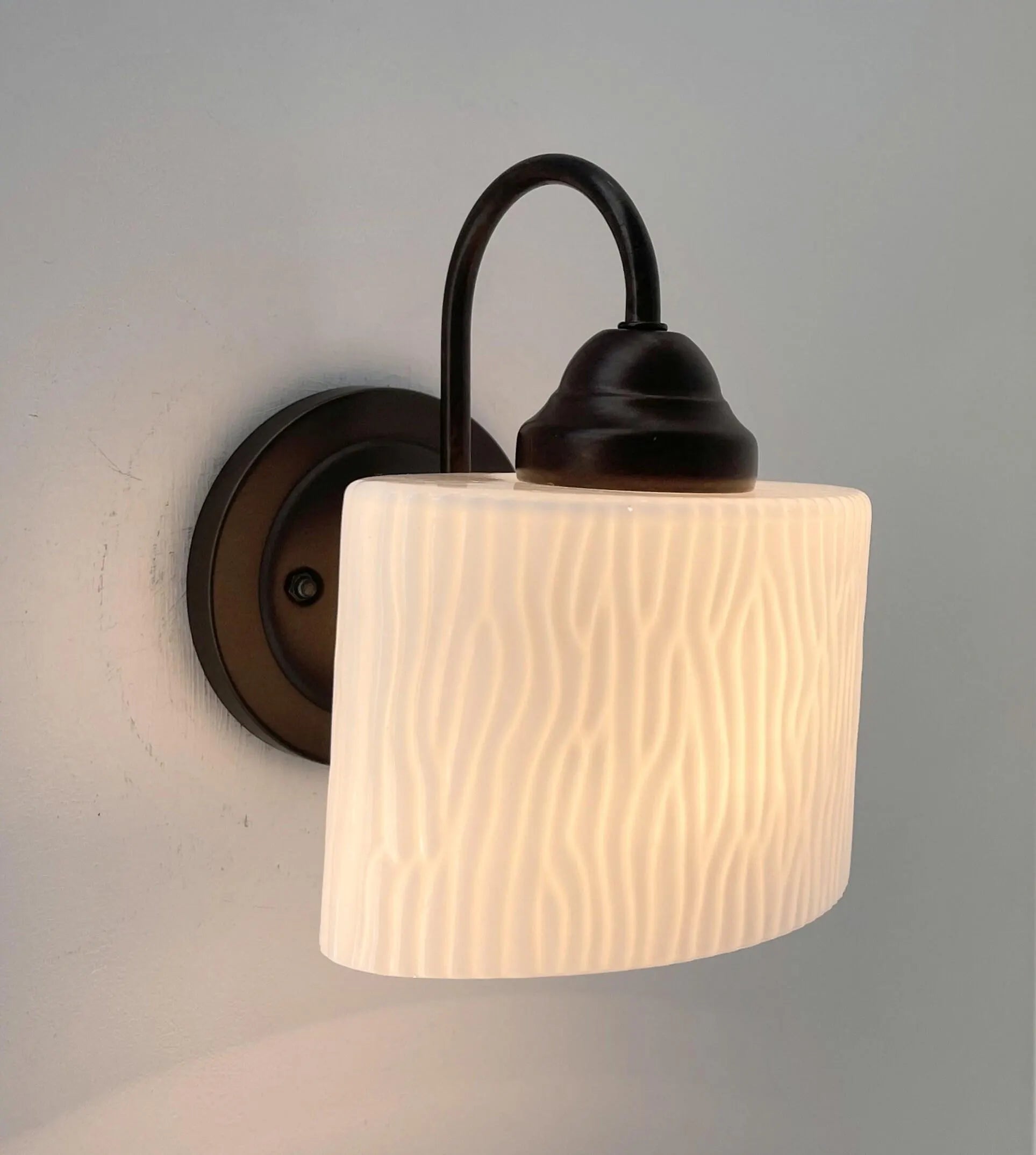 Modern Textured Dome Sconce Wall Light