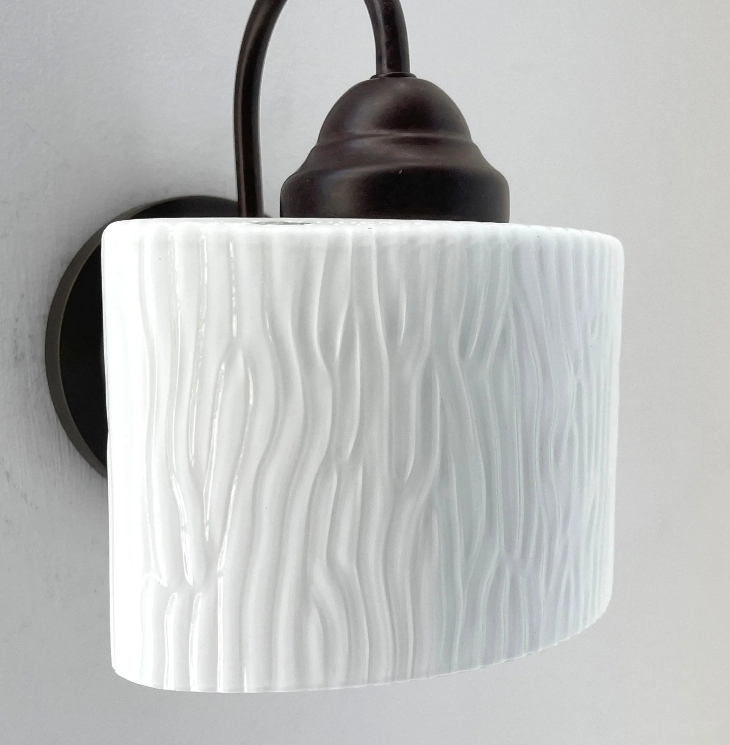 Modern Textured Dome Sconce Wall Light
