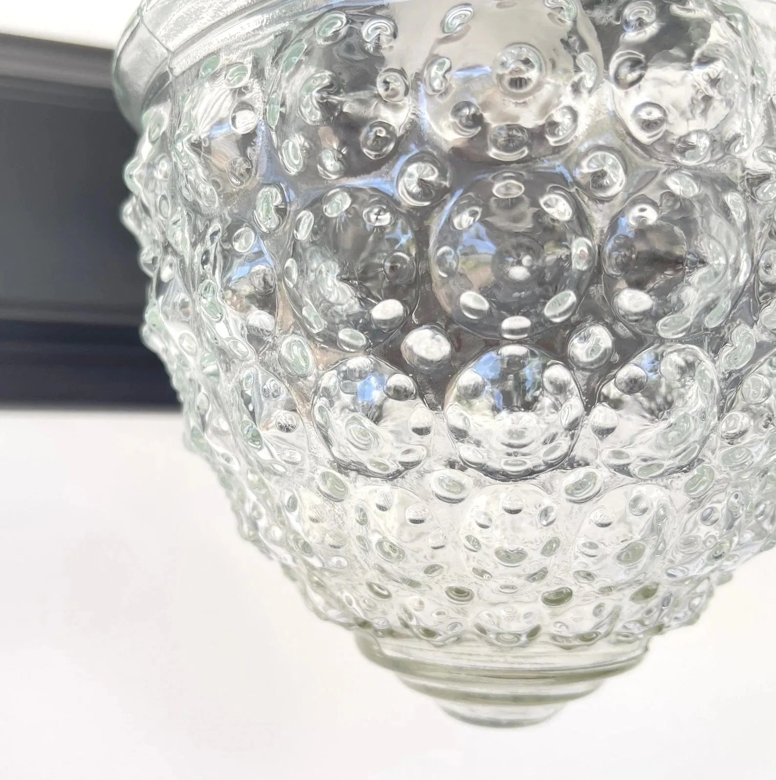 Antique Acorn Glass Vanity Light