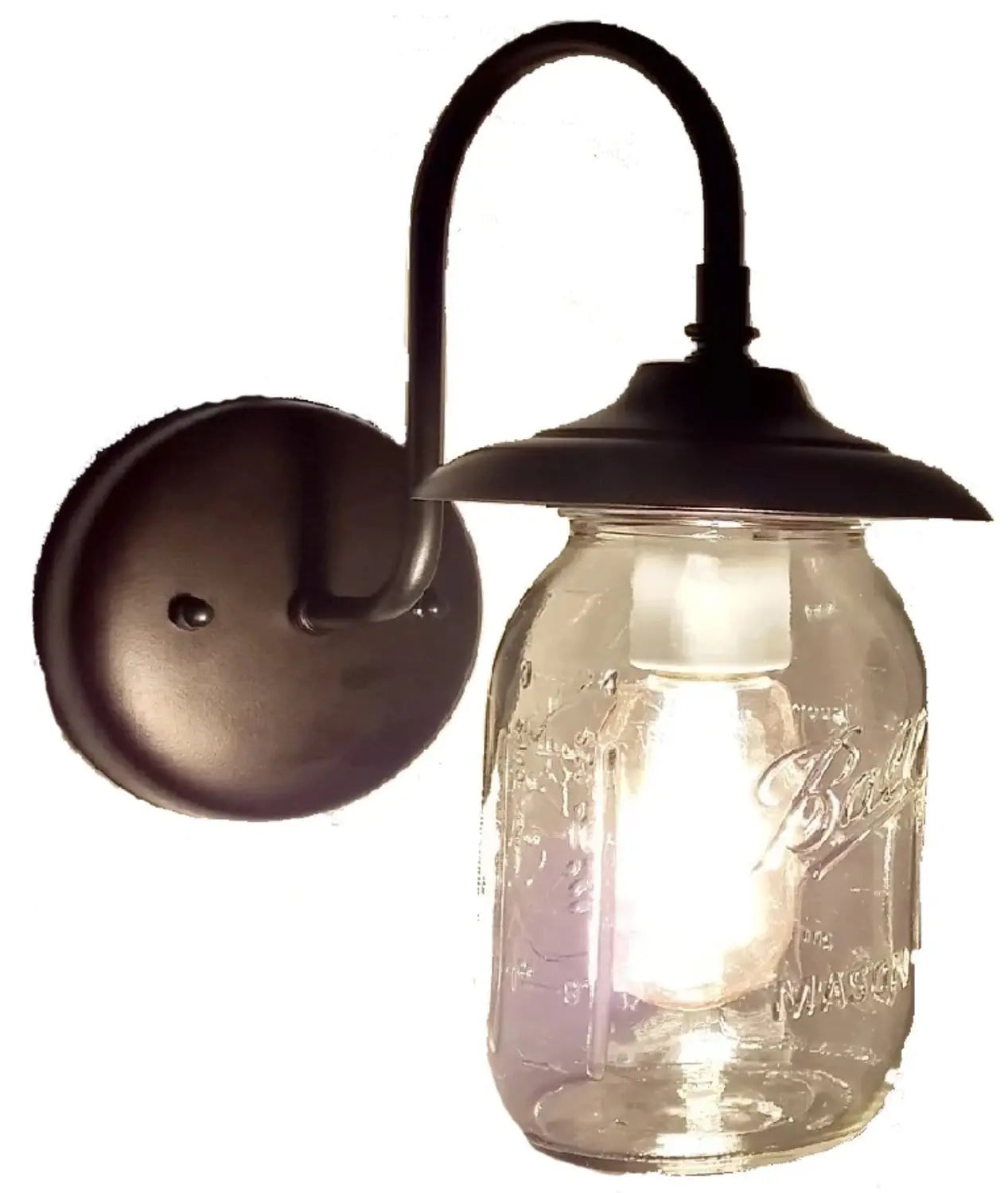 Mason Jar Outdoor Porch Sconce