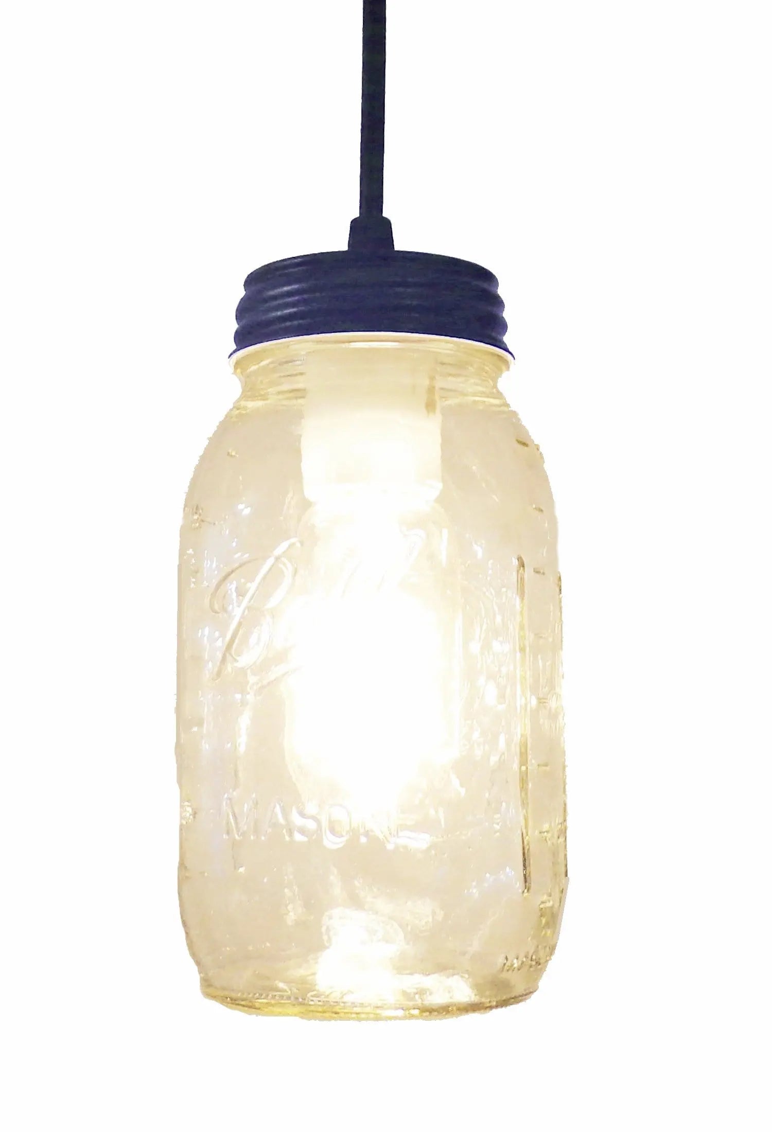 Mason Jar Pendant Light Quart